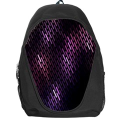 Light Lines Purple Black Backpack Bag by Mariart