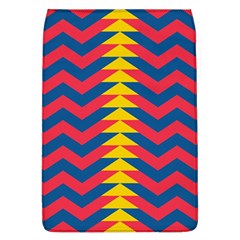 Lllustration Geometric Red Blue Yellow Chevron Wave Line Flap Covers (l) 