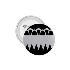 Noir Gender Flags Wave Waves Chevron Circle Black Grey 1 75  Buttons
