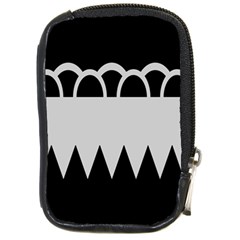 Noir Gender Flags Wave Waves Chevron Circle Black Grey Compact Camera Cases by Mariart
