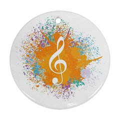 Musical Notes Ornament (round)