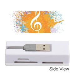 Musical Notes Memory Card Reader (stick)  by Mariart