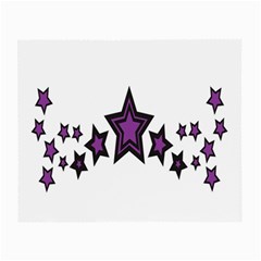 Star Purple Space Small Glasses Cloth by Mariart