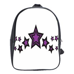 Star Purple Space School Bags (xl) 
