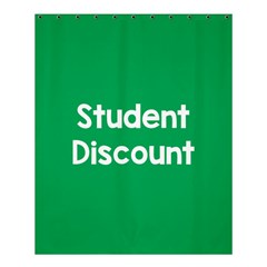 Student Discound Sale Green Shower Curtain 60  X 72  (medium)  by Mariart