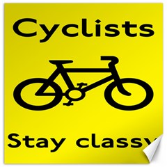 Stay Classy Bike Cyclists Sport Canvas 16  X 16   by Mariart