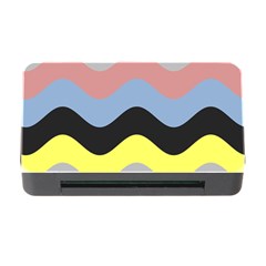 Wave Waves Chevron Sea Beach Rainbow Memory Card Reader With Cf by Mariart