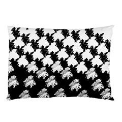 Transforming Escher Tessellations Full Page Dragon Black Animals Pillow Case by Mariart