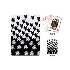 Transforming Escher Tessellations Full Page Dragon Black Animals Playing Cards (mini) 