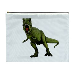 Dinosaurs T-rex Cosmetic Bag (xl) by Valentinaart