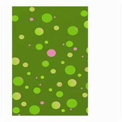 Decorative Dots Pattern Small Garden Flag (two Sides) by ValentinaDesign