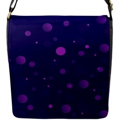 Decorative Dots Pattern Flap Messenger Bag (s) by ValentinaDesign