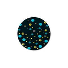Decorative Dots Pattern Golf Ball Marker (4 Pack) by ValentinaDesign
