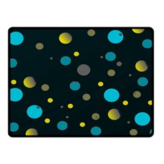 Decorative Dots Pattern Fleece Blanket (small) by ValentinaDesign