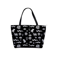 Aztecs Pattern Shoulder Handbags by ValentinaDesign