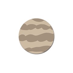 Pattern Wave Beige Brown Golf Ball Marker (4 Pack) by Nexatart