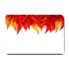 Abstract Autumn Background Bright Small Doormat  by Nexatart