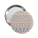 blue and pink tribal pattern 2.25  Handbag Mirrors