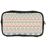 blue and pink tribal pattern Toiletries Bags