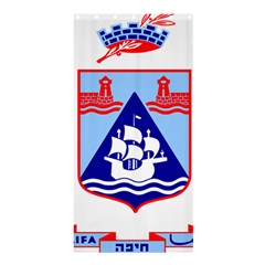 Haifa Coat Of Arms  Shower Curtain 36  X 72  (stall)  by abbeyz71