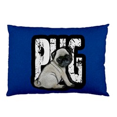 Pug Pillow Case (two Sides) by Valentinaart