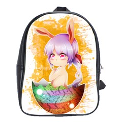 Easter Bunny Girl School Bags(large)  by Catifornia