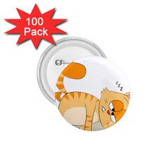 Even Cat Hates Monday 1 75  Buttons (100 Pack)  by Catifornia