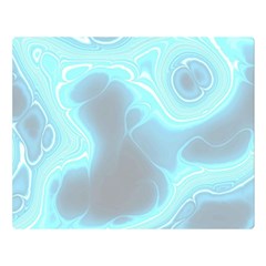 Blue Patterned Aurora Space Double Sided Flano Blanket (large)  by Mariart