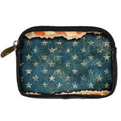 Grunge Ripped Paper Usa Flag Digital Camera Cases