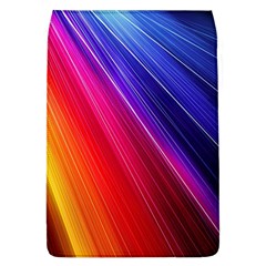 Multicolor Light Beam Line Rainbow Red Blue Orange Gold Purple Pink Flap Covers (l)  by Mariart