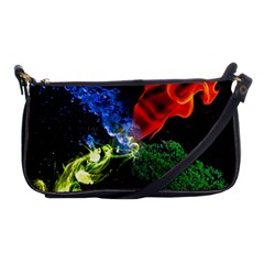 Perfect Amoled Screens Fire Water Leaf Sun Shoulder Clutch Bags