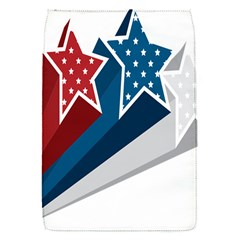 Star Red Blue White Line Space Flap Covers (s) 