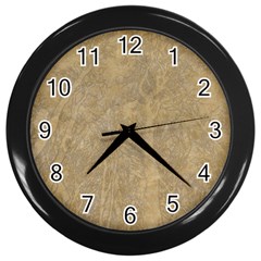 Abstract Forest Trees Age Aging Wall Clocks (black) by Nexatart
