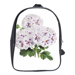 Flower Plant Blossom Bloom Vintage School Bags (xl)  by Nexatart