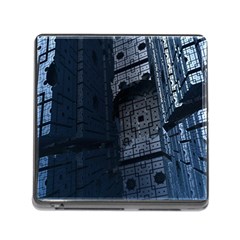 Graphic Design Background Memory Card Reader (square) by Nexatart