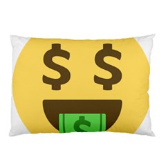 Money Face Emoji Pillow Case by BestEmojis