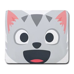 Cat Smile Large Mousepads by BestEmojis