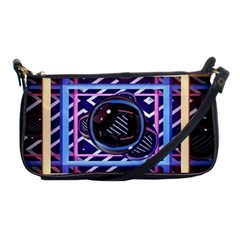 Abstract Sphere Room 3d Design Shoulder Clutch Bags by Nexatart