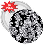 Mandala Calming Coloring Page 3  Buttons (10 pack) 