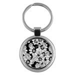 Mandala Calming Coloring Page Key Chains (Round) 