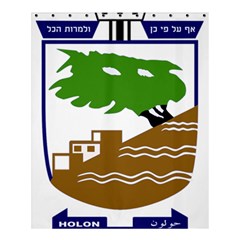 Coat Of Arms Of Holon  Shower Curtain 60  X 72  (medium)  by abbeyz71