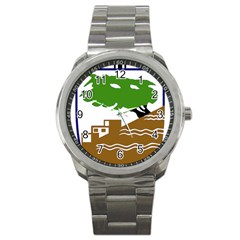 Coat Of Arms Of Holon  Sport Metal Watch by abbeyz71