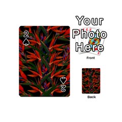 Bird Of Paradise Playing Cards 54 (mini)  by Valentinaart