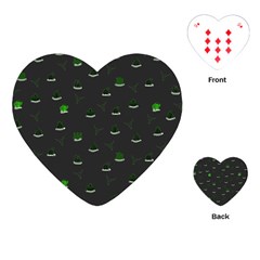 Cactus Pattern Playing Cards (heart)  by ValentinaDesign