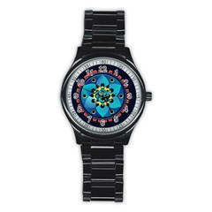 Abstract Mechanical Object Stainless Steel Round Watch by linceazul