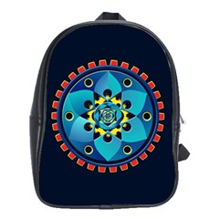 Abstract Mechanical Object School Bags (xl) 