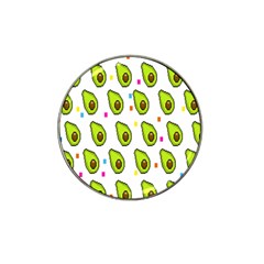 Avocado Seeds Green Fruit Plaid Hat Clip Ball Marker