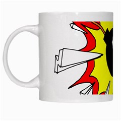 Book Explosion Boom Dinamite White Mugs by Mariart