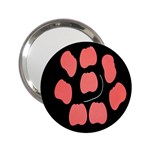Craft Pink Black Polka Spot 2.25  Handbag Mirrors