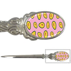 Fruit Avocado Green Pink Yellow Letter Openers by Mariart